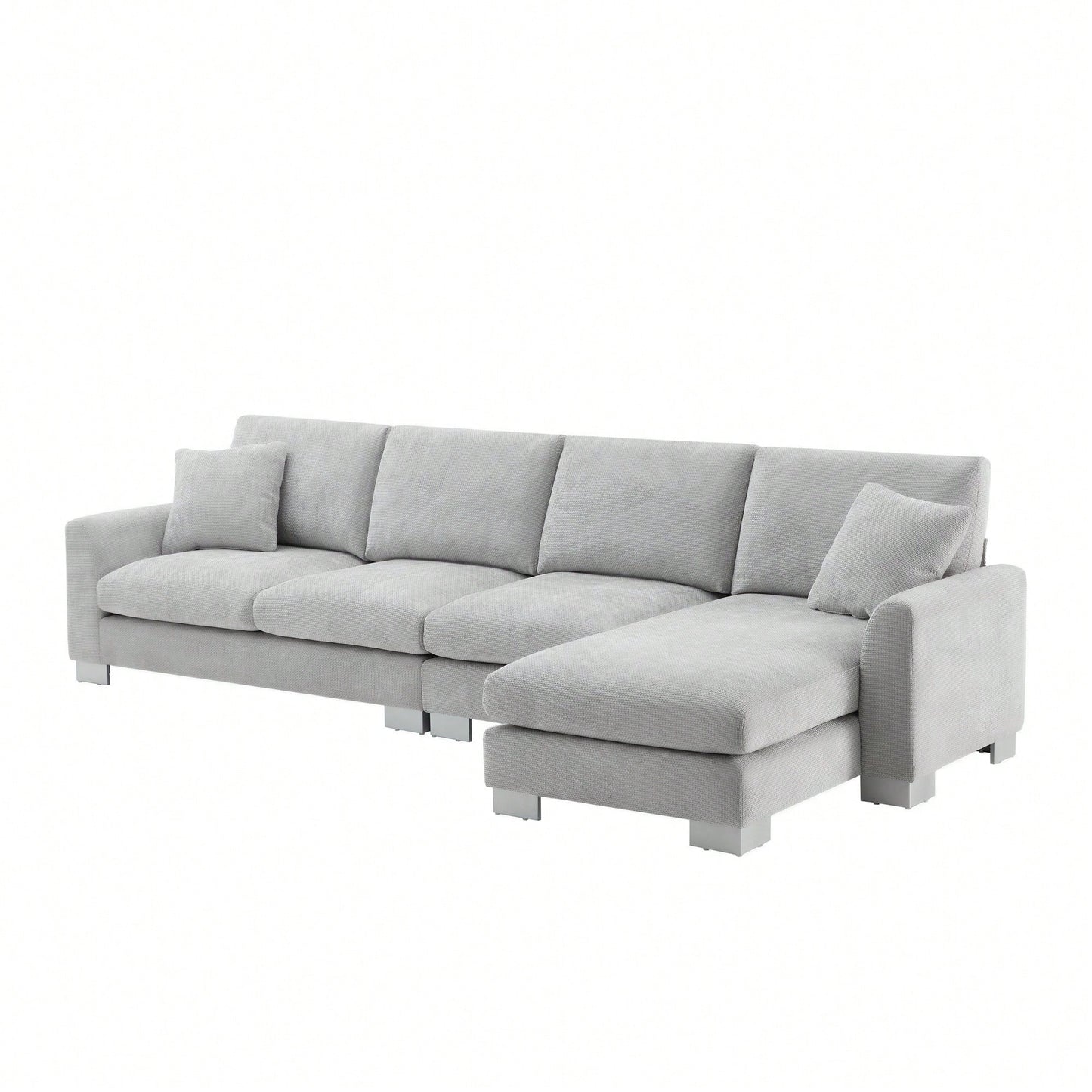 LAYLA 119" SECTIONAL - LIGHT GRAY