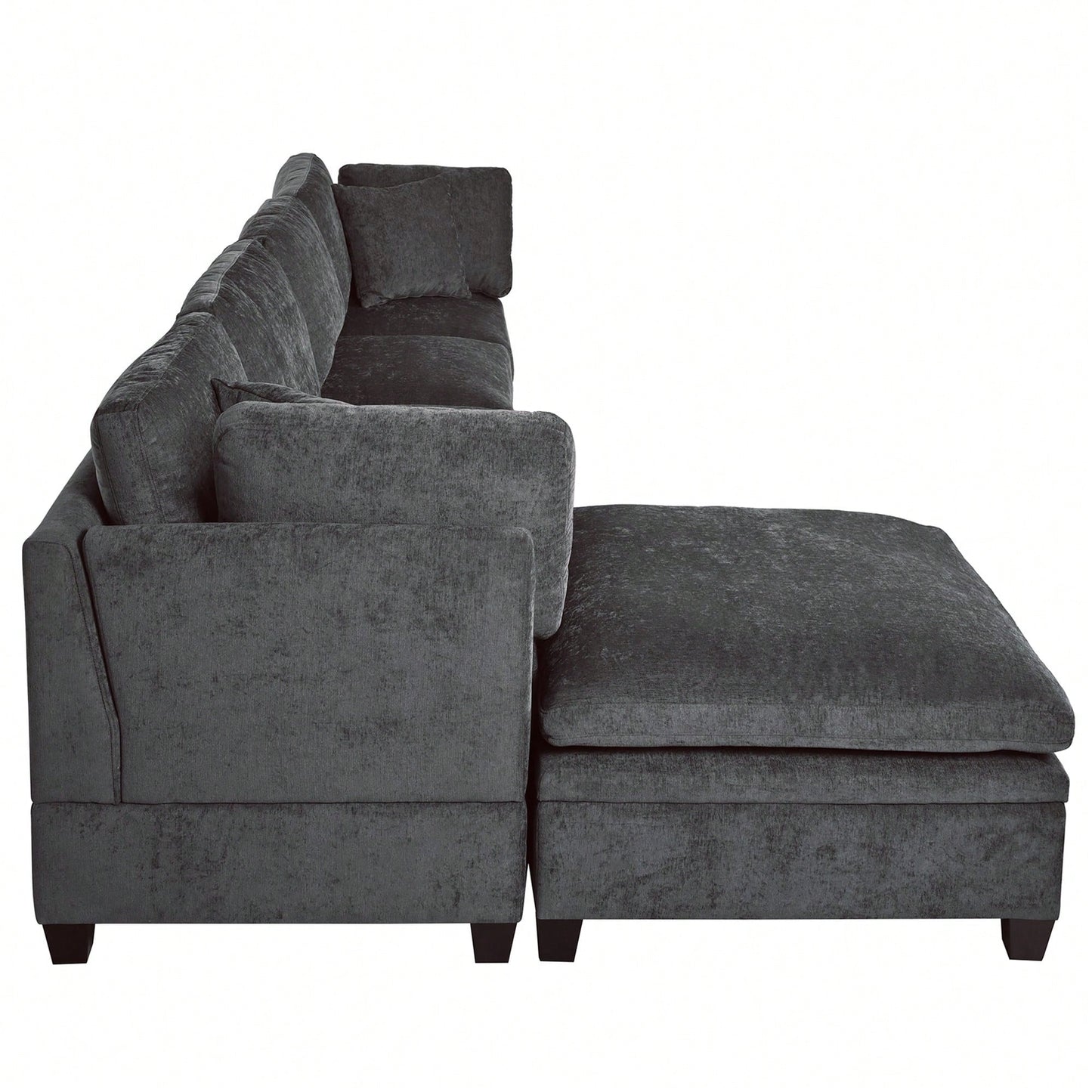 LIOR 119" SECTIONAL - GRAY