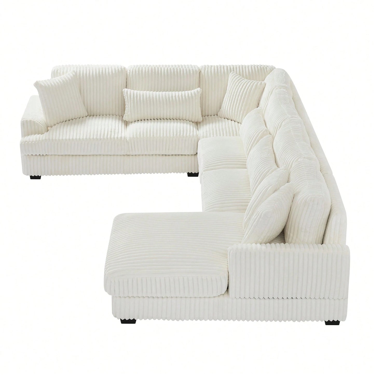 LOVETH 119" SECTIONAL - BEIGE