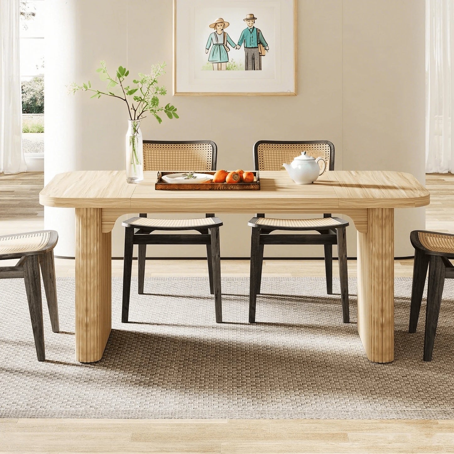 AALIYAH DINING TABLE - NATURAL