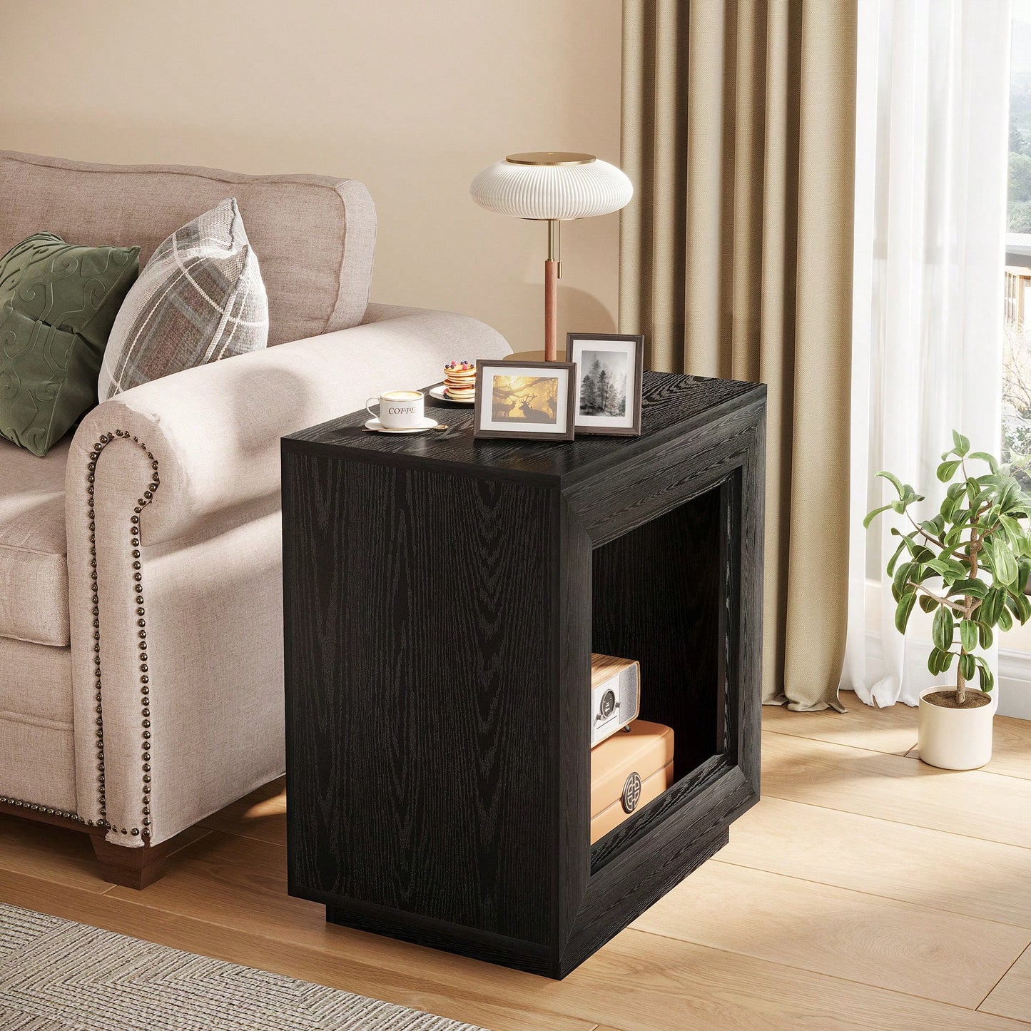 DURHAM END TABLE - BLACK
