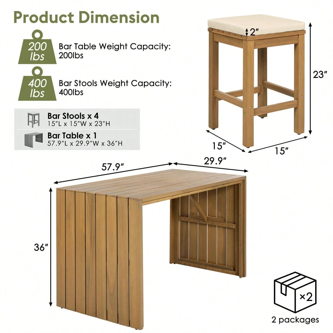 CAPRI OUTDOOR BAR SET