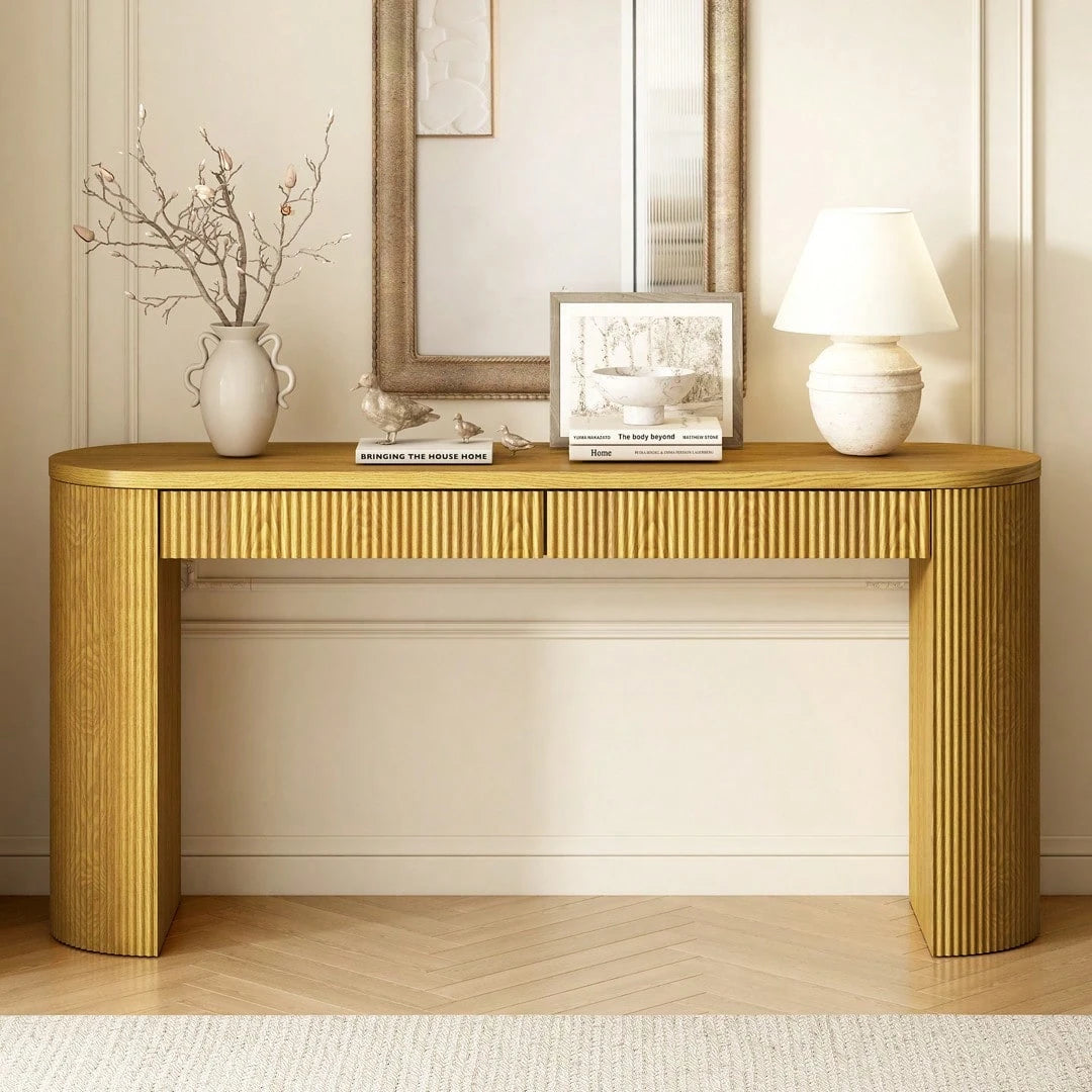 ZEPHYR 58" CONSOLE TABLE - NATURAL