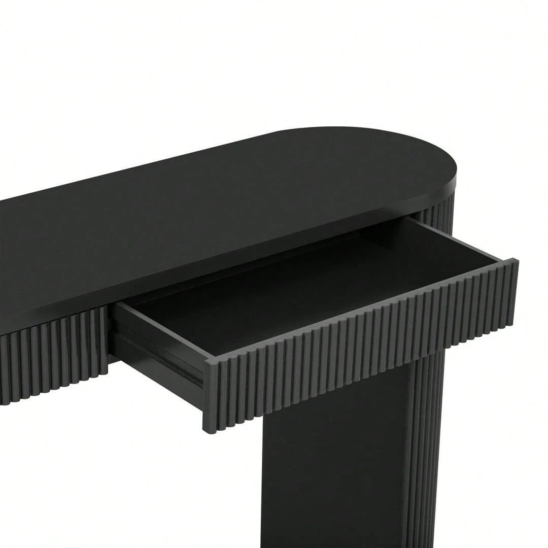 ZEPHYR 58" CONSOLE TABLE - BLACK