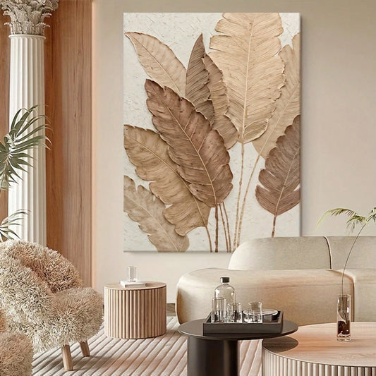 CANYON LEAVES CANVAS WALL ART