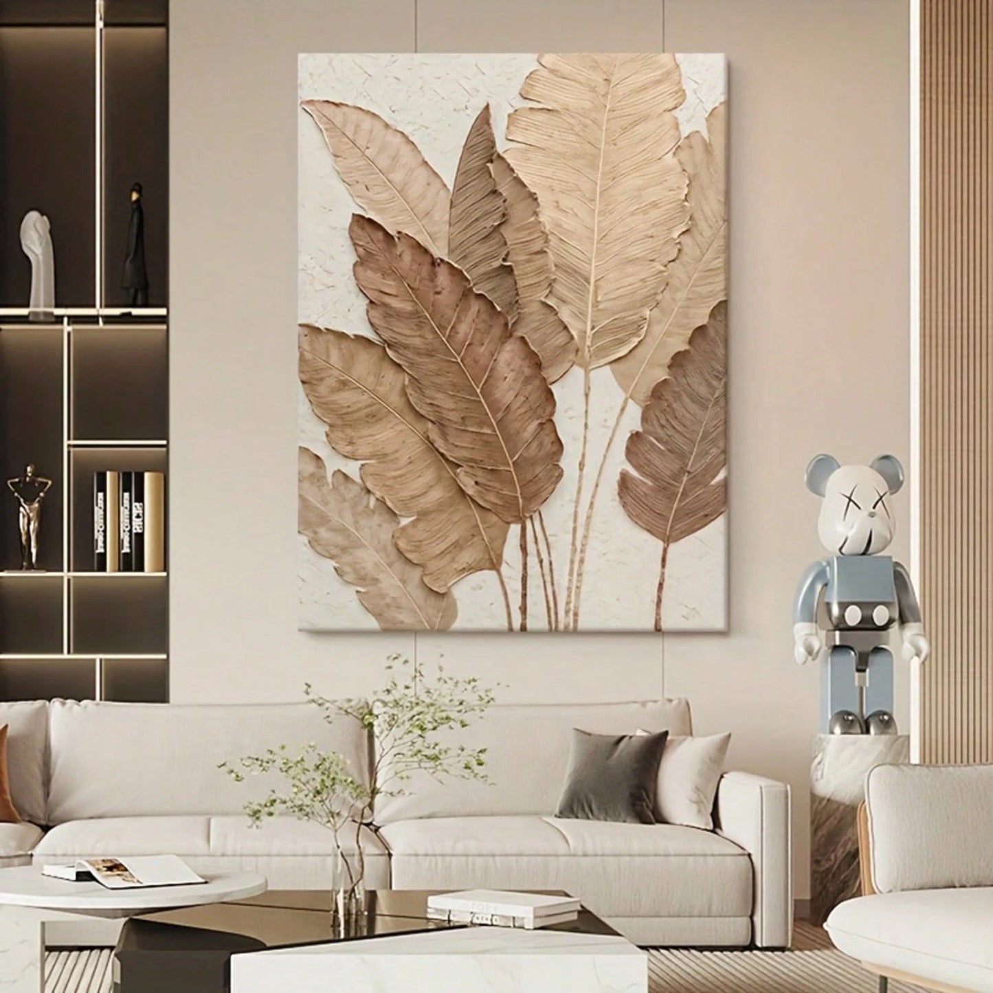 CANYON LEAVES CANVAS WALL ART