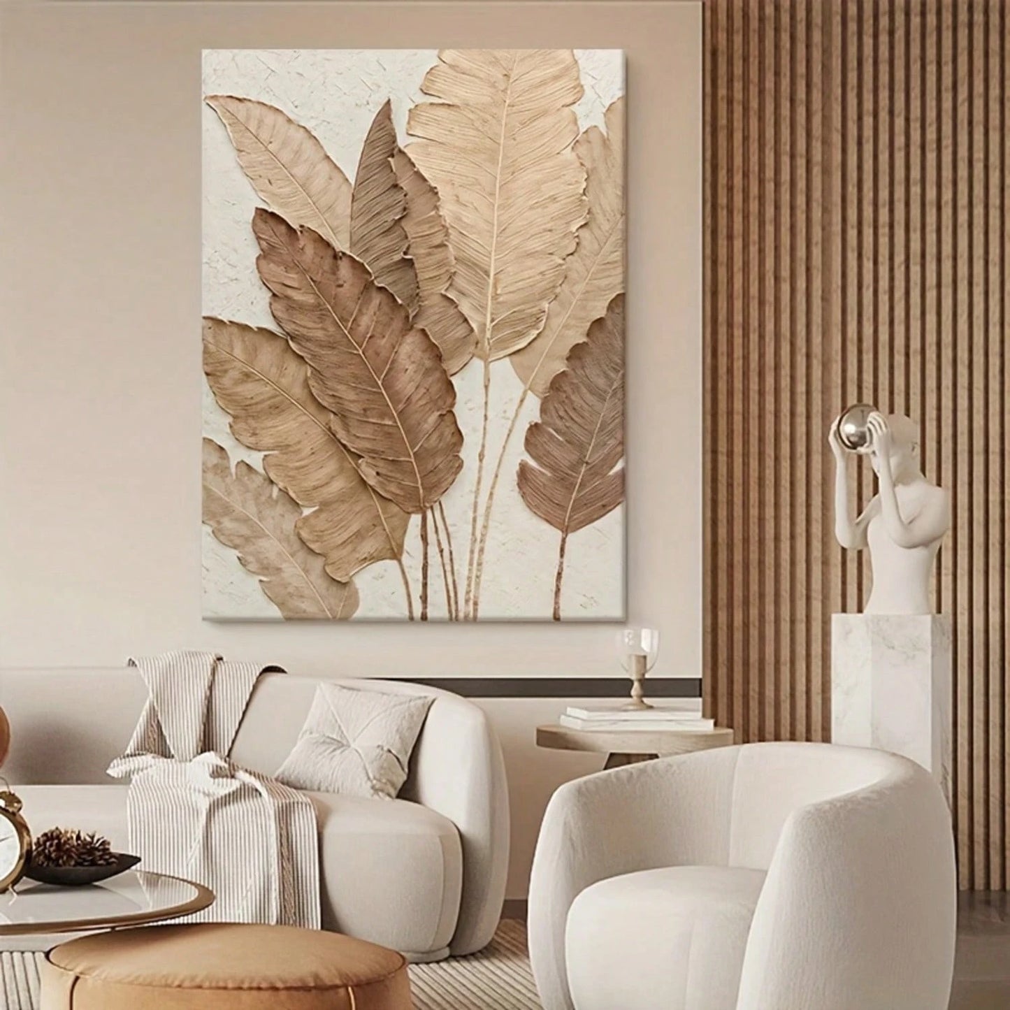 CANYON LEAVES CANVAS WALL ART