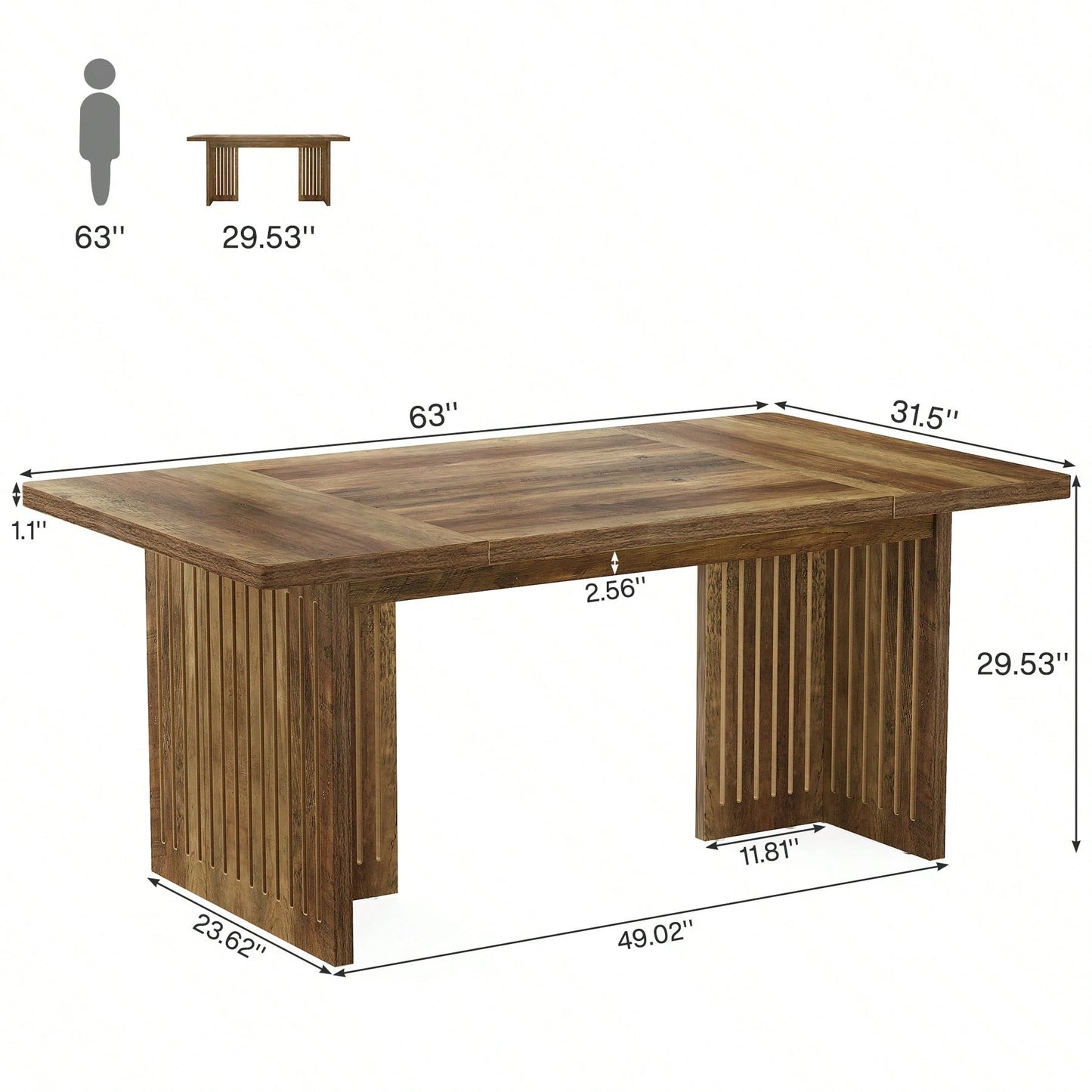 ELLORY 63" OFFICE DESK