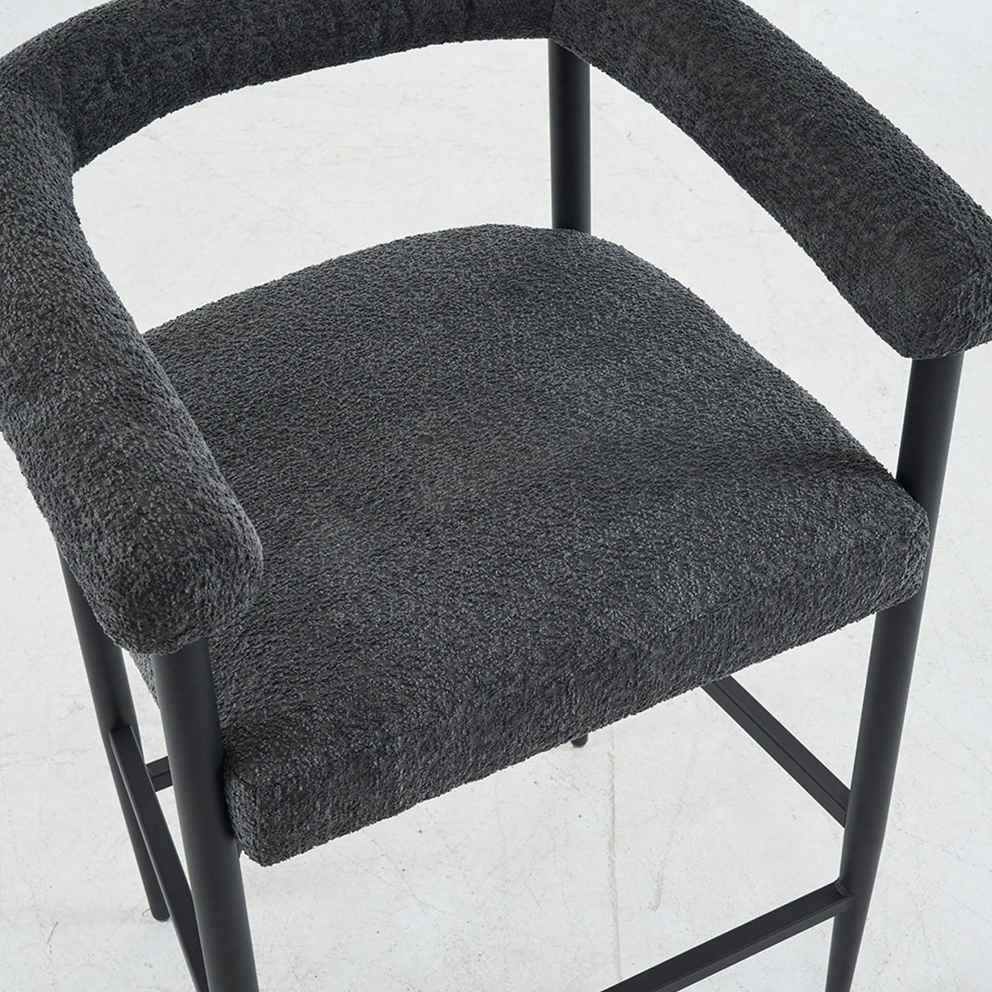 CHER COUNTER STOOLS - DARK GRAY (SET OF 2)