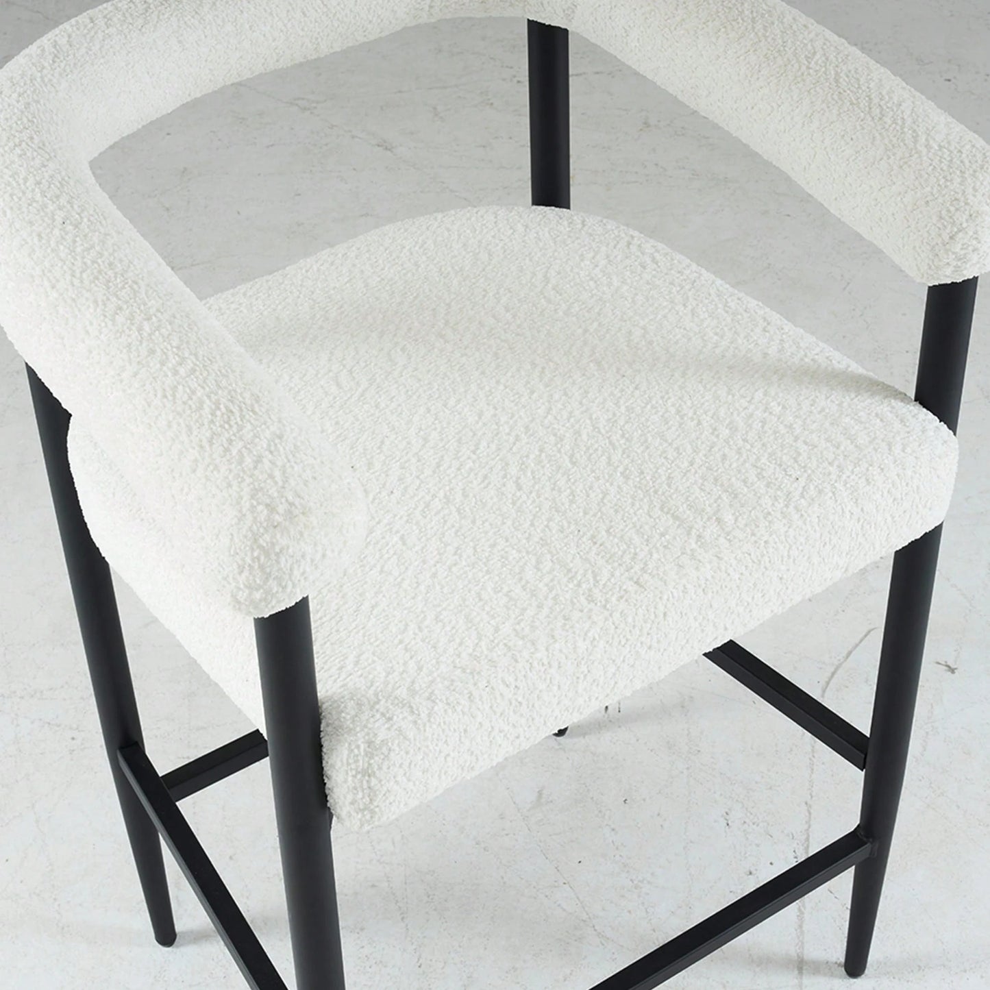 CHER COUNTER STOOLS - WHITE (SET OF 2)
