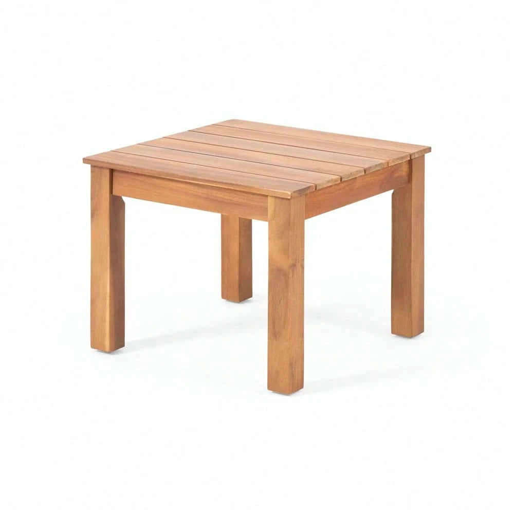 OUTDOOR END TABLE - NATURAL