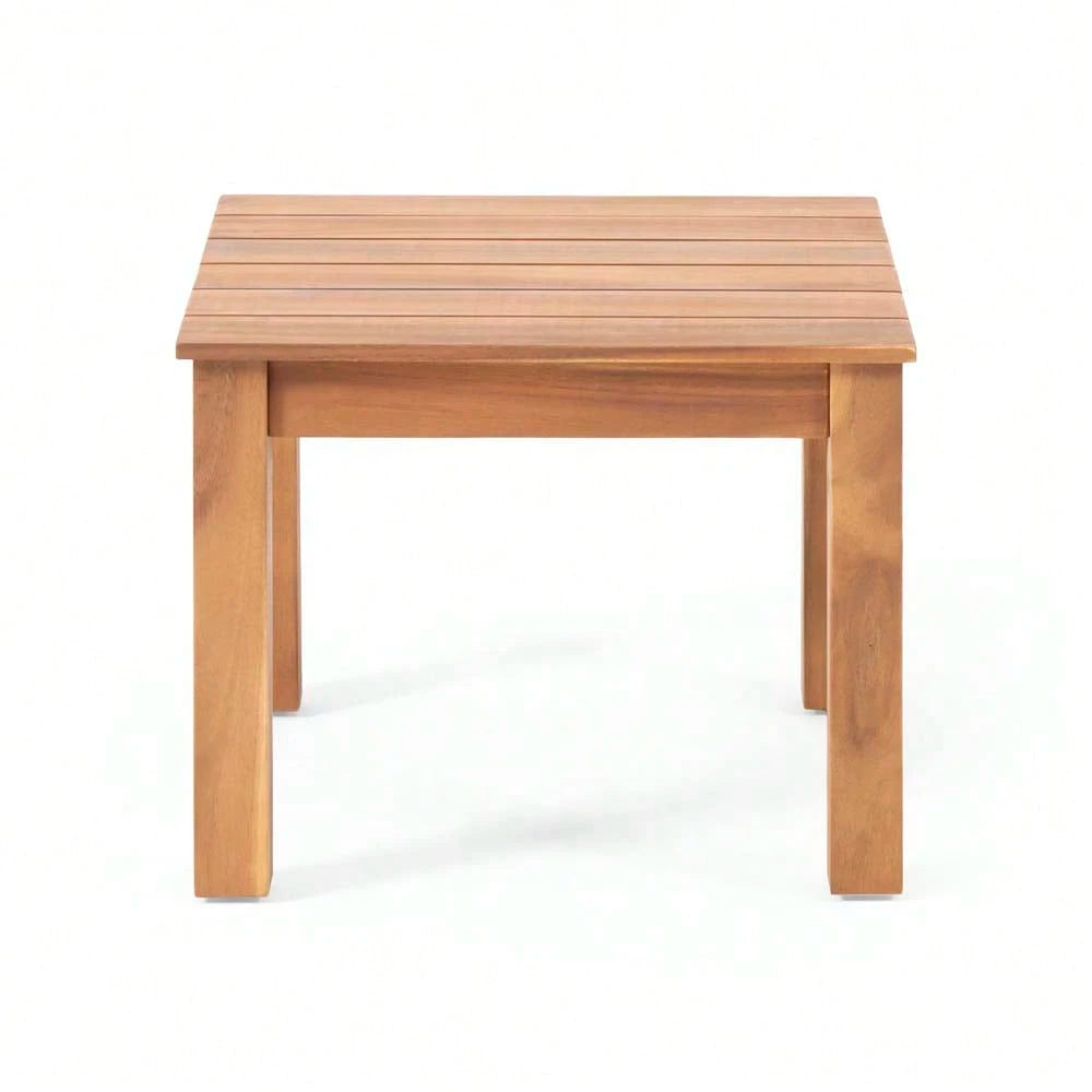 OUTDOOR END TABLE - NATURAL