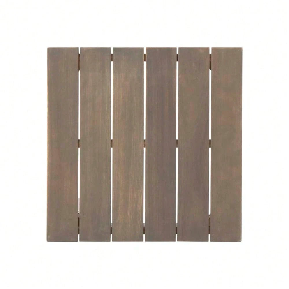 OUTDOOR END TABLE - GRAY