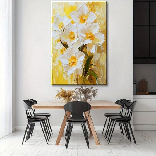 BOHEMIAN FLOWERS CANVAS WALL ART