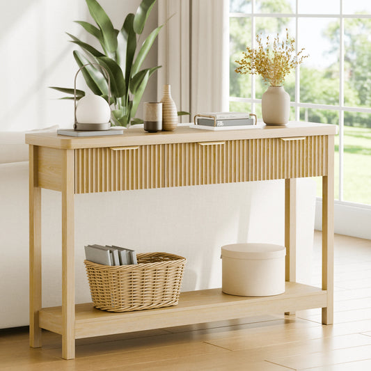 ZUMA 52" CONSOLE TABLE - NATURAL