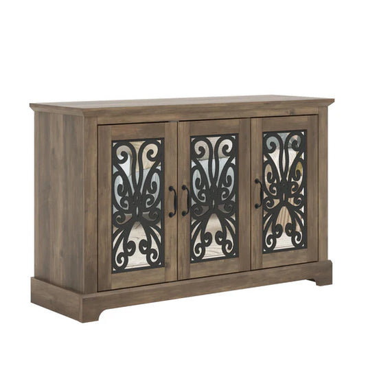 CALIDIA CABINET - KNOTTY OAK