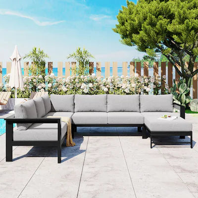 MONROE OUTDOOR SECTIONAL - GRAY