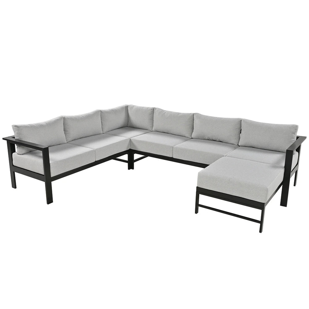 MONROE OUTDOOR SECTIONAL - GRAY