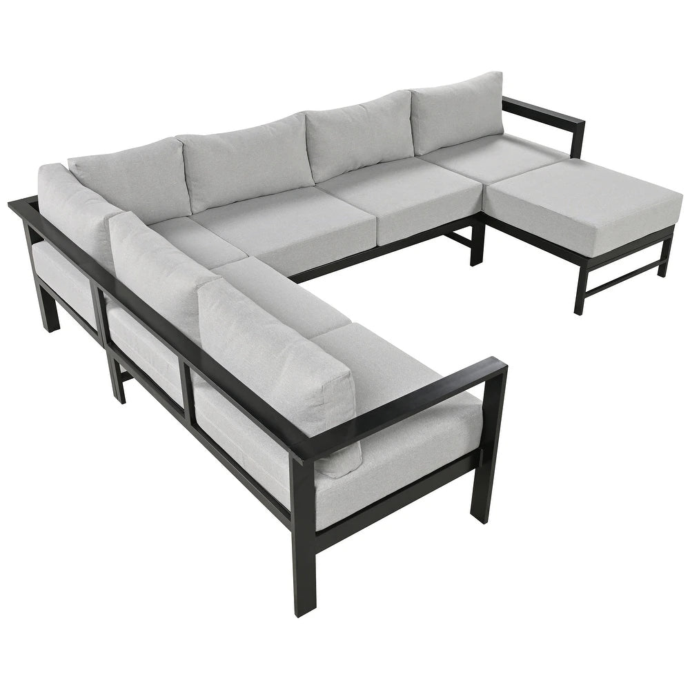 MONROE OUTDOOR SECTIONAL - GRAY