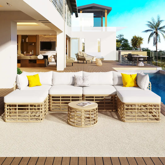 SIERRA 7-PIECE OUTDOOR LOUNGE SET