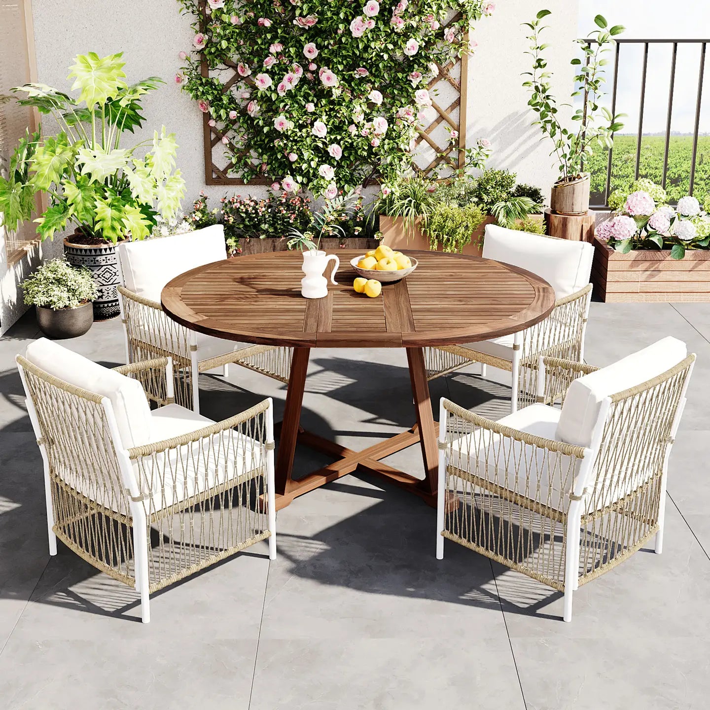 AVILA 5-PIECE OUTDOOR DINING SET