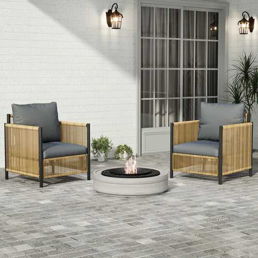 SERONA OUTDOOR LOUNGE CHAIR (SET OF 2)