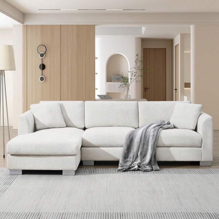 LAYLA 96" SECTIONAL - BEIGE