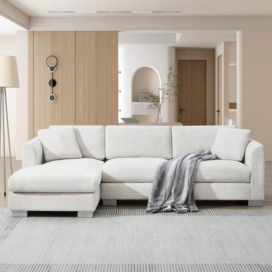 LAYLA 96" SECTIONAL - BEIGE