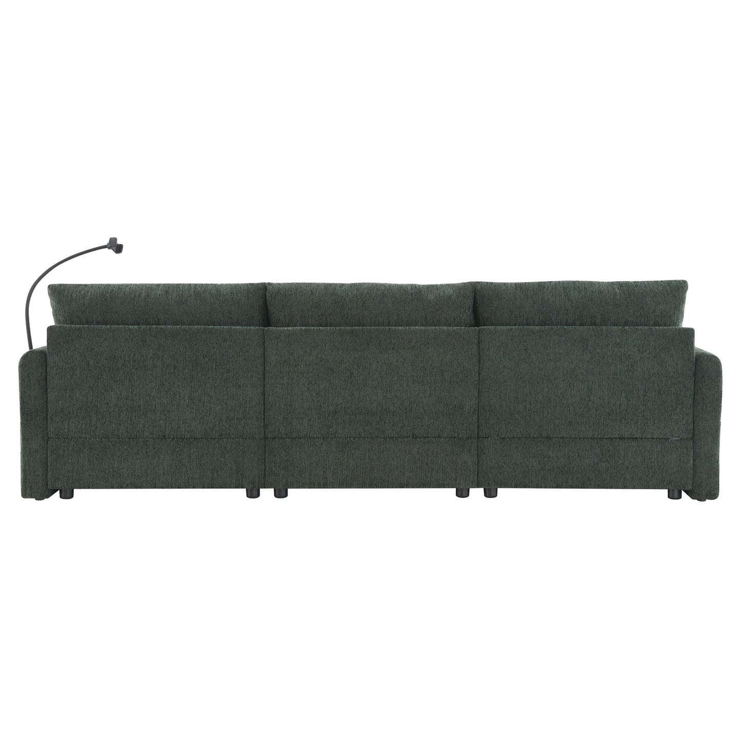 BRYN SOFA w/ OTTOMAN - GREEN