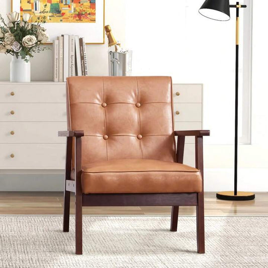 BRONTË ACCENT CHAIR - ORANGE