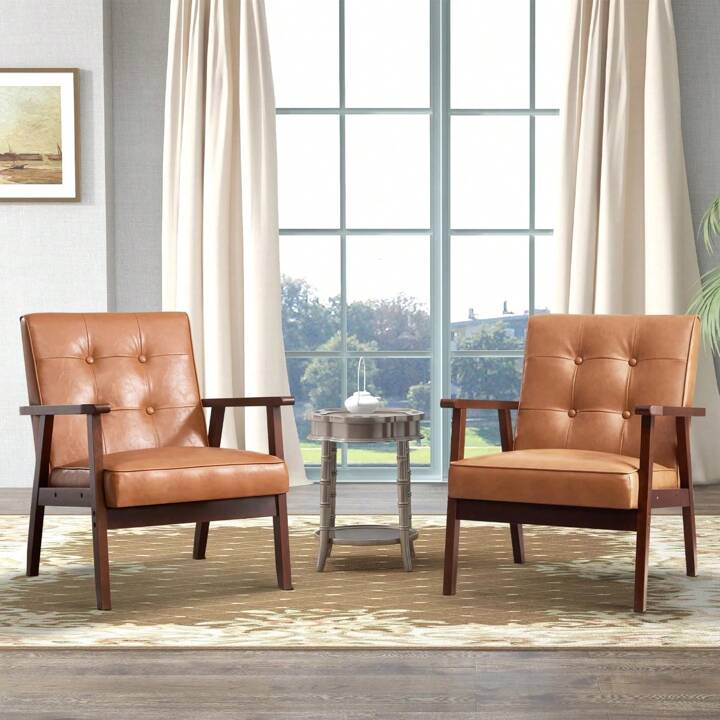 BRONTË ACCENT CHAIR - ORANGE