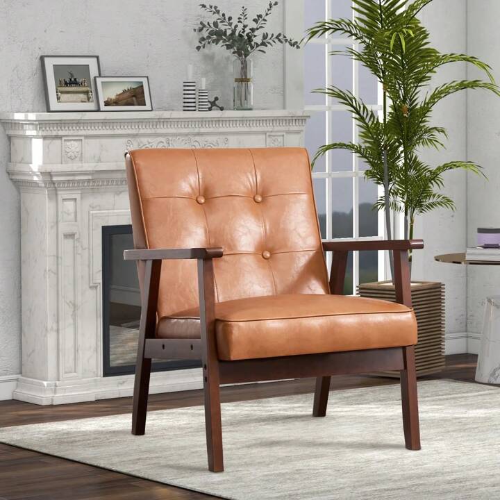 BRONTË ACCENT CHAIR - ORANGE