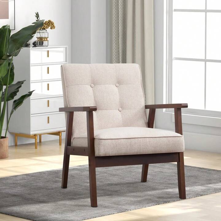 BRONTË ACCENT CHAIR - BEIGE