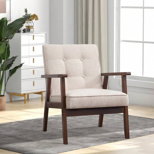 BRONTË ACCENT CHAIR - BEIGE