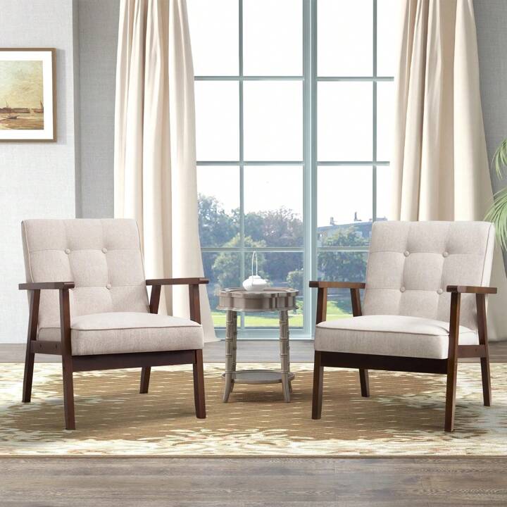 BRONTË ACCENT CHAIR - BEIGE