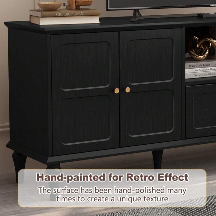 KENSINGTON 67” MEDIA CONSOLE - BLACK