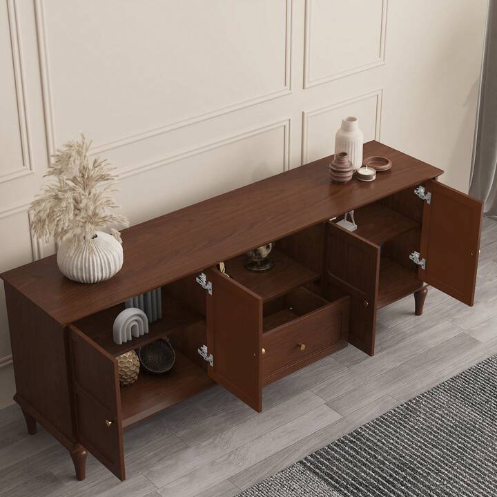 KENSINGTON 67” MEDIA CONSOLE - BROWN