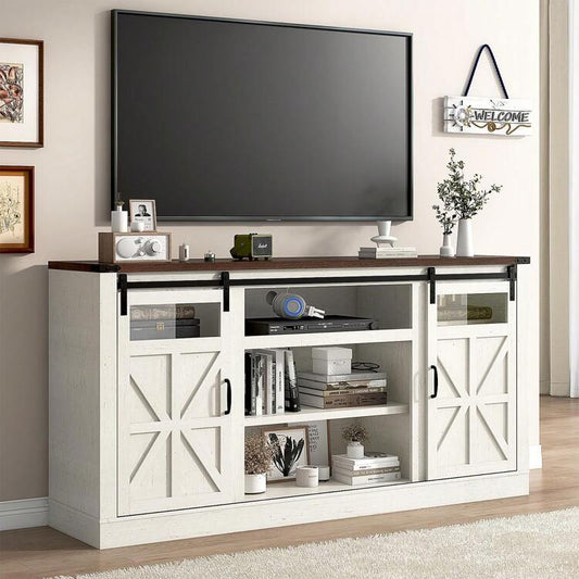 SHEFFIELD 66” MEDIA CONSOLE - WHITE