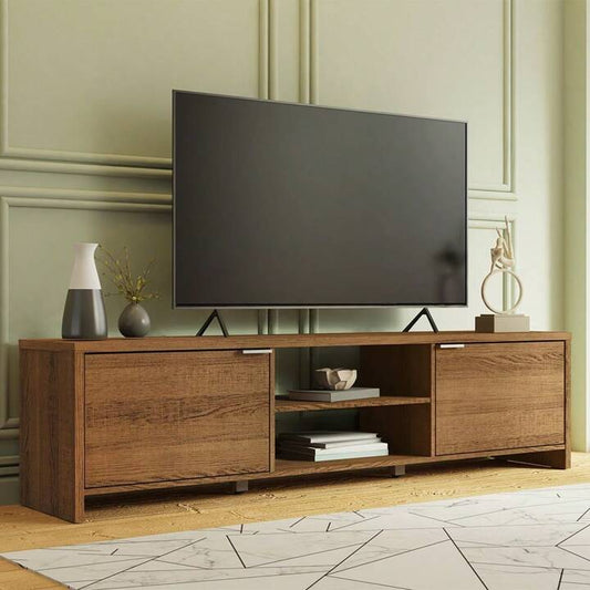 WALDEN 70” MEDIA CONSOLE - BROWN