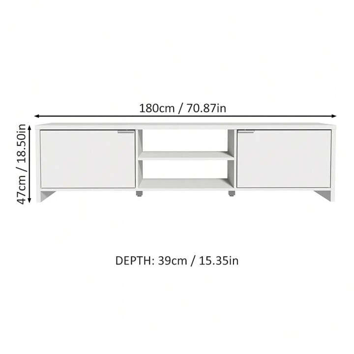 WALDEN 70” MEDIA CONSOLE - WHITE