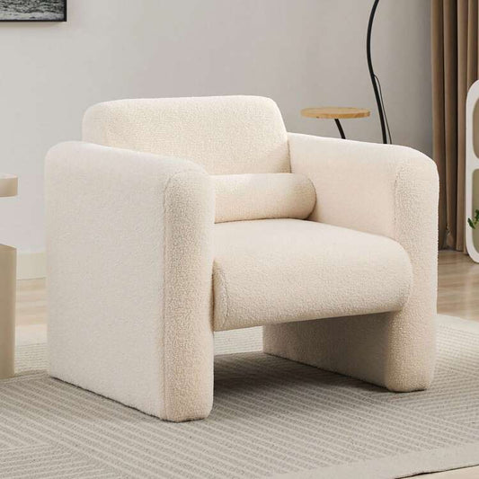 CAMDEN LOUNGE CHAIR - IVORY