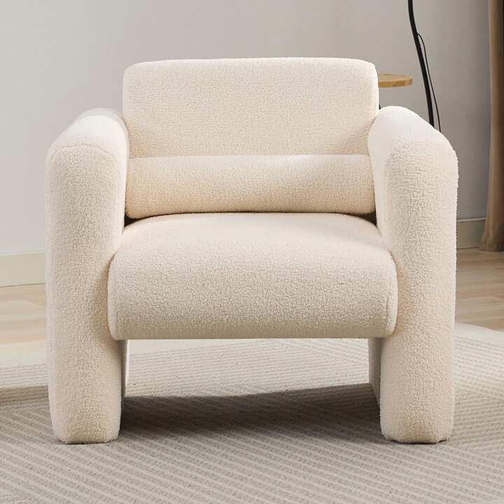 CAMDEN LOUNGE CHAIR - IVORY