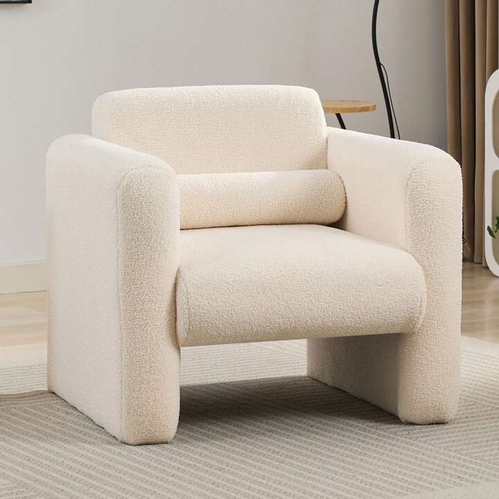 CAMDEN LOUNGE CHAIR - IVORY
