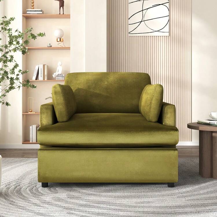HAWTHORNE OVERSIZED LOUNGE CHAIR - GREEN