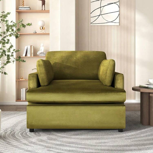 HAWTHORNE OVERSIZED LOUNGE CHAIR - GREEN