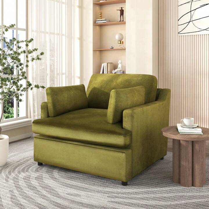 HAWTHORNE OVERSIZED LOUNGE CHAIR - GREEN