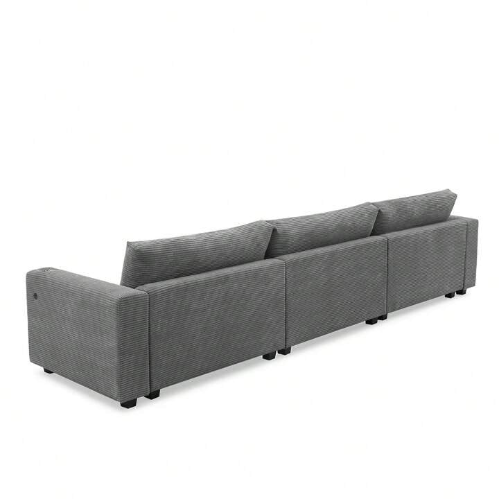 MERA 134" SECTIONAL - GRAY