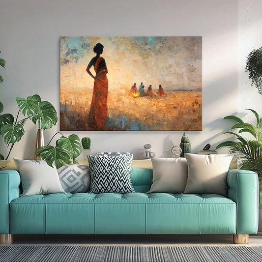 VILLAGE TRADITIONS CANVAS WALL ART