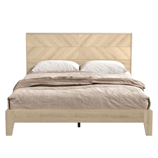 CLARA PLATFORM BED FRAME - OSLO OAK