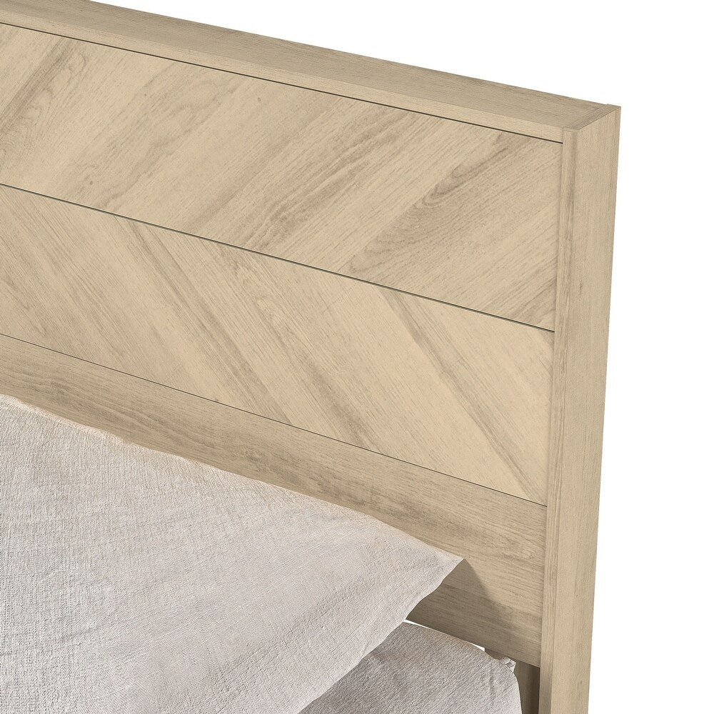 CLARA PLATFORM BED FRAME - OSLO OAK